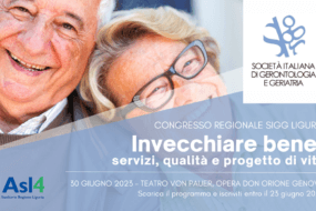 Convegno Regionale SIGG Liguria “Invecchiare bene: servizi, qualità e progetto di vita” Von Pauer, 30 giugno 2023